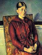 Paul Cezanne Portrat der Mme Cezanne im gelben Lehnstuhl oil
